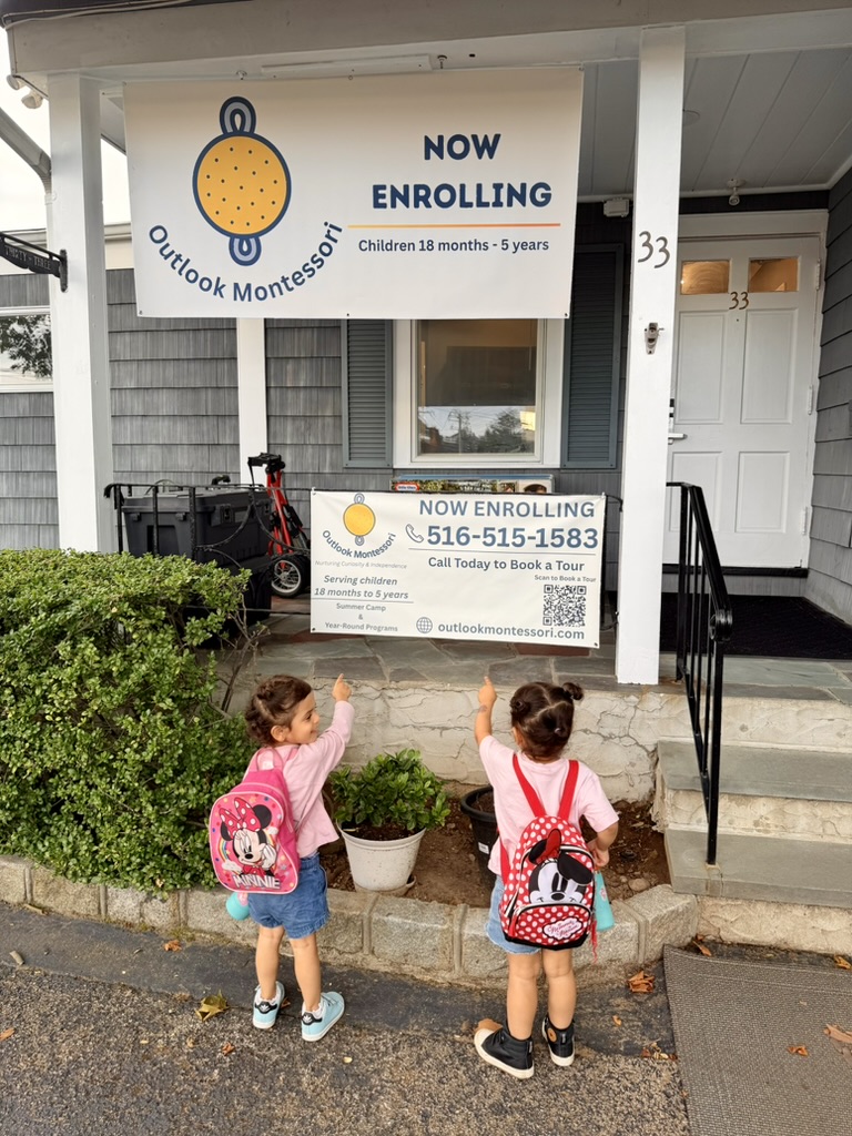 Classroom moment at Outlook Montessori